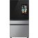 Samsung 29 cu. ft. Smart Bespoke 4-Door French Door Refrigerator with Customizable Panel Colors and Family Hub - Charcoal Glass Top, Stainless Steel Bottom (RF29BB8900QK)