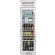 24inch column - configured for beverage storage - glass door - Hinged Left (L)