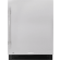 Stainless Solid -  2 Black Wire Shelves - Hinge Right (RS) - Hinging is field reversible