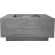 XO XOFSQR3636GR Fire Pit, 36 x 36 inches - Fiberglass Reinforced Concrete in Gray