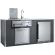 XO XOGOKBARV1GR Grey Outdoor Kitchen Bar Island