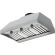 XO XOGVIL36S Outdoor insert liner hood, 36in W, 22 9/16in D, 1200CFM, LEDs