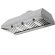 XO XOGVIL48S Outdoor insert liner hood, 48in W, 22 9/16in D, 1200CFM, LEDs