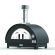XO XOPIZZA1CA Tabletop 24in x 16in Wood Fired Pizza Oven Carbone (Charcoal)