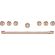 Cafe 36 Inch Brushed Copper Handle & Knob Set for Pro Range and Rangetop (CXPR6HKPTCU)