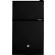 GE Double-Door Compact Refrigerator - Black (GDE03GGKBB)