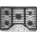 GE 30 Inch Built-In Gas Cooktop with 5 Burners and Dishwasher Safe Grates - Stainless Steel (JGP5030SLSS)