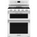 KitchenAid KFGD500EWH 30-Inch 5 Burner Gas Double Oven Convection Range - White