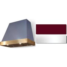 AGA AH3630EUC-CNB-PC Euclid 36"W X 30"H Hood w/600 CFM Blower - Cranberry, Polished Chrome Trim