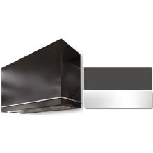 AGA AH3630LGE-SS-AB Loge 36"W X 30"H Hood w/600 CFM Blower - Stainless Steel, Antique Brass Trim