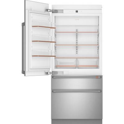 GE Cafe Built-In Bottom Freezer Refrigerator