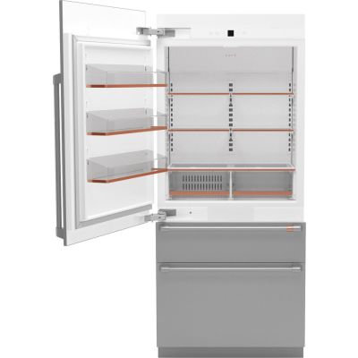 GE Cafe Built-In Bottom Freezer Refrigerator