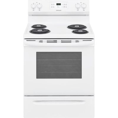 Frigidaire FFEF3016VW 30 5.3 cu. ft. Freestanding Electric Range, Self  Clean - White