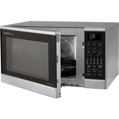 Sharp R-360S Microonde Solo Da Tavolo 23L 900W Argento – Funzione Scongelamento E Riscaldamento, Display Incorporato - 2